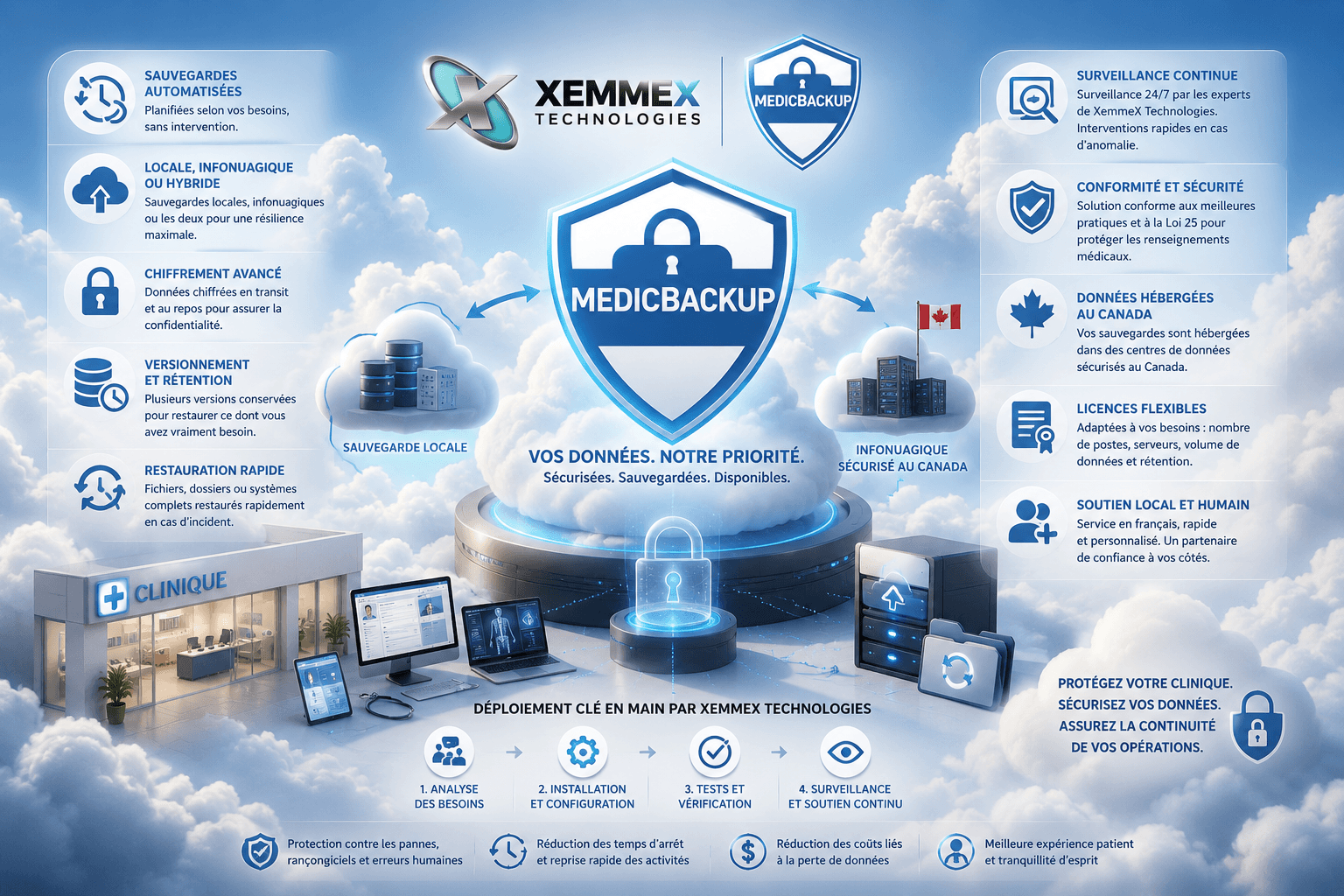 Solution de sauvegarde MedicBackup